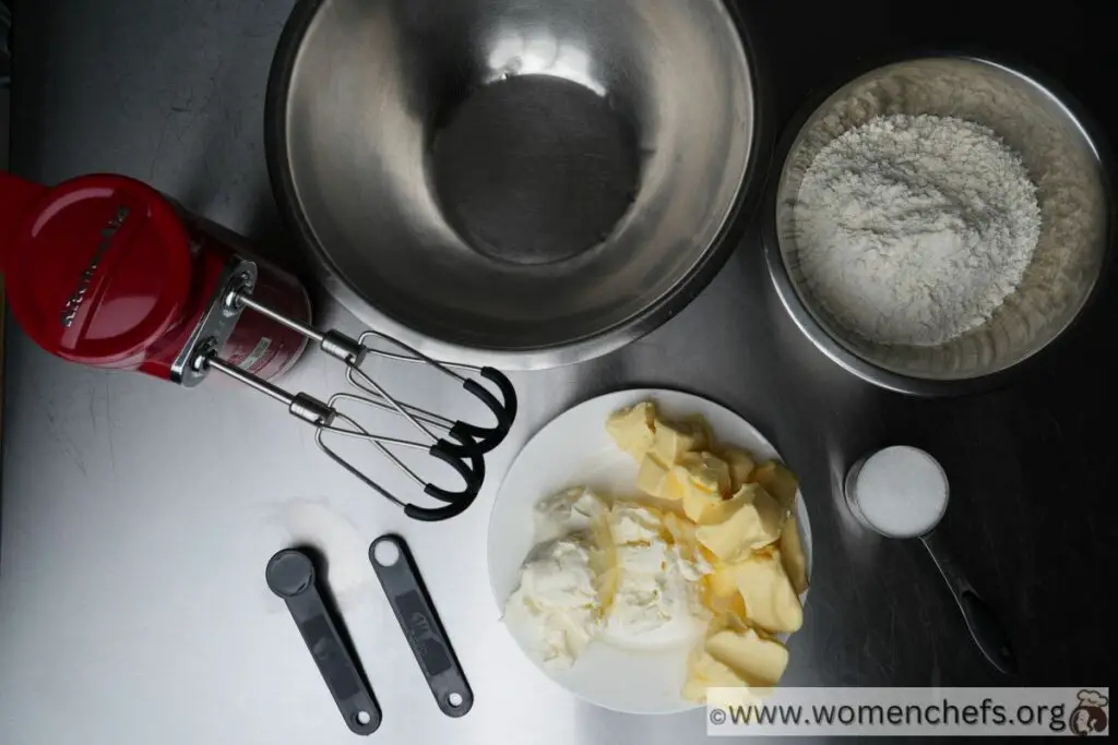 mix the dough ingredients