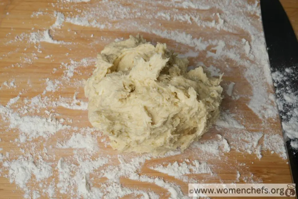 roll the dough into a ball