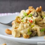 Ina Garten curry chicken salad on a plate