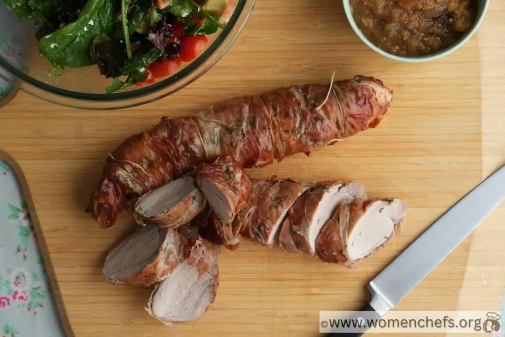 sliced roasted porktenderloin